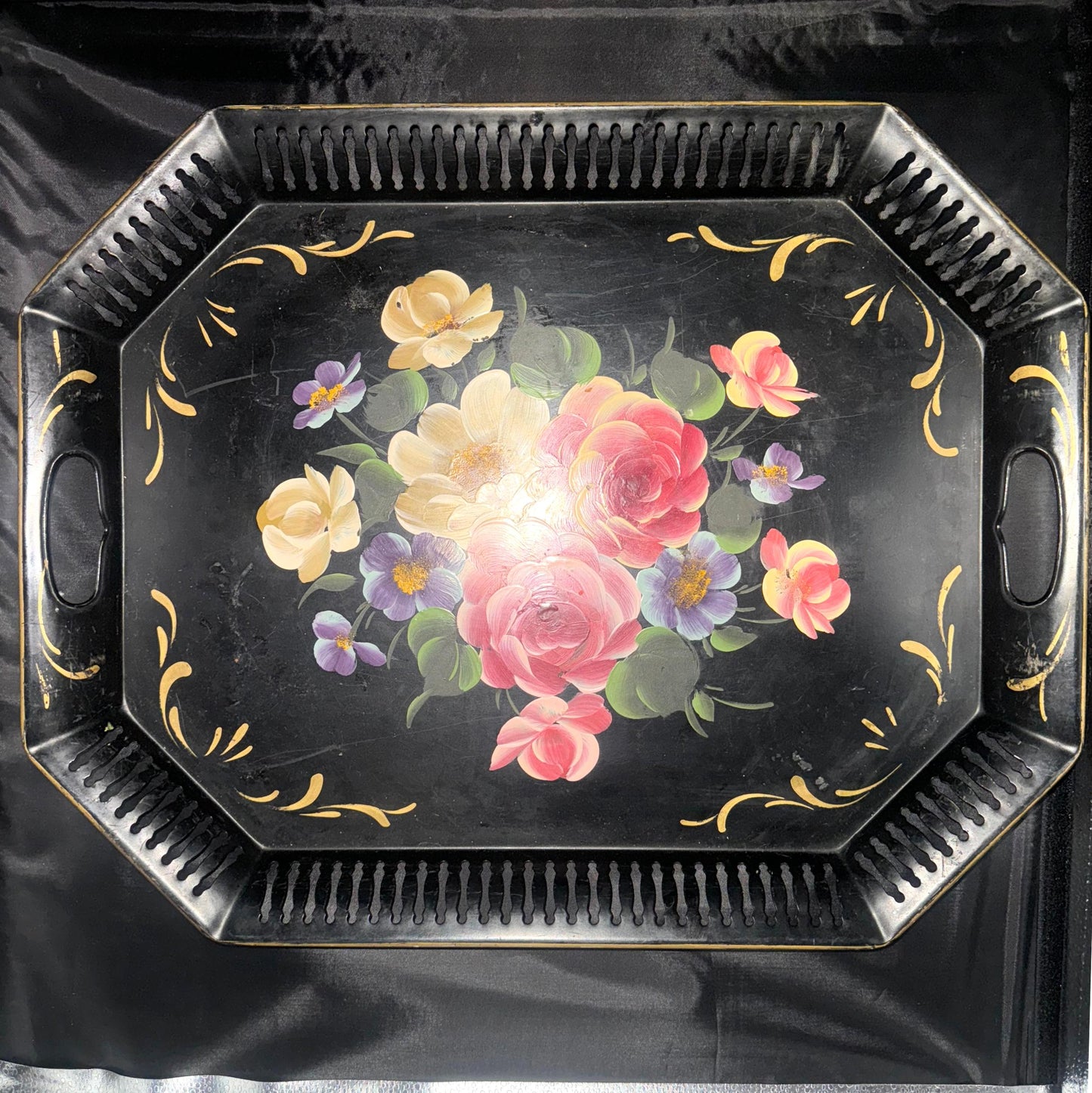 Vintage Painted Tray