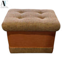 ORANGE OTTOMAN