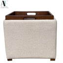 OTTOMAN W/ TRAY