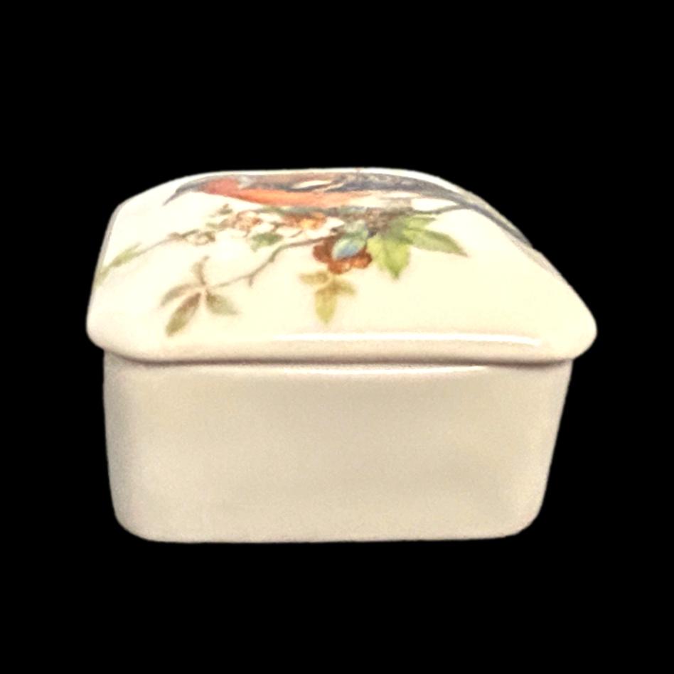 Limoges Bird Ring Box