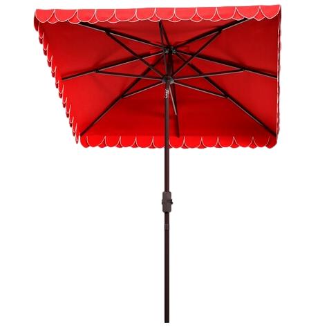 Safavieh 7.5-ft Aluminum Square Auto-tilt Market Patio Umbrella