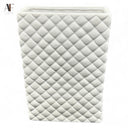 WHITE QUILT VASE