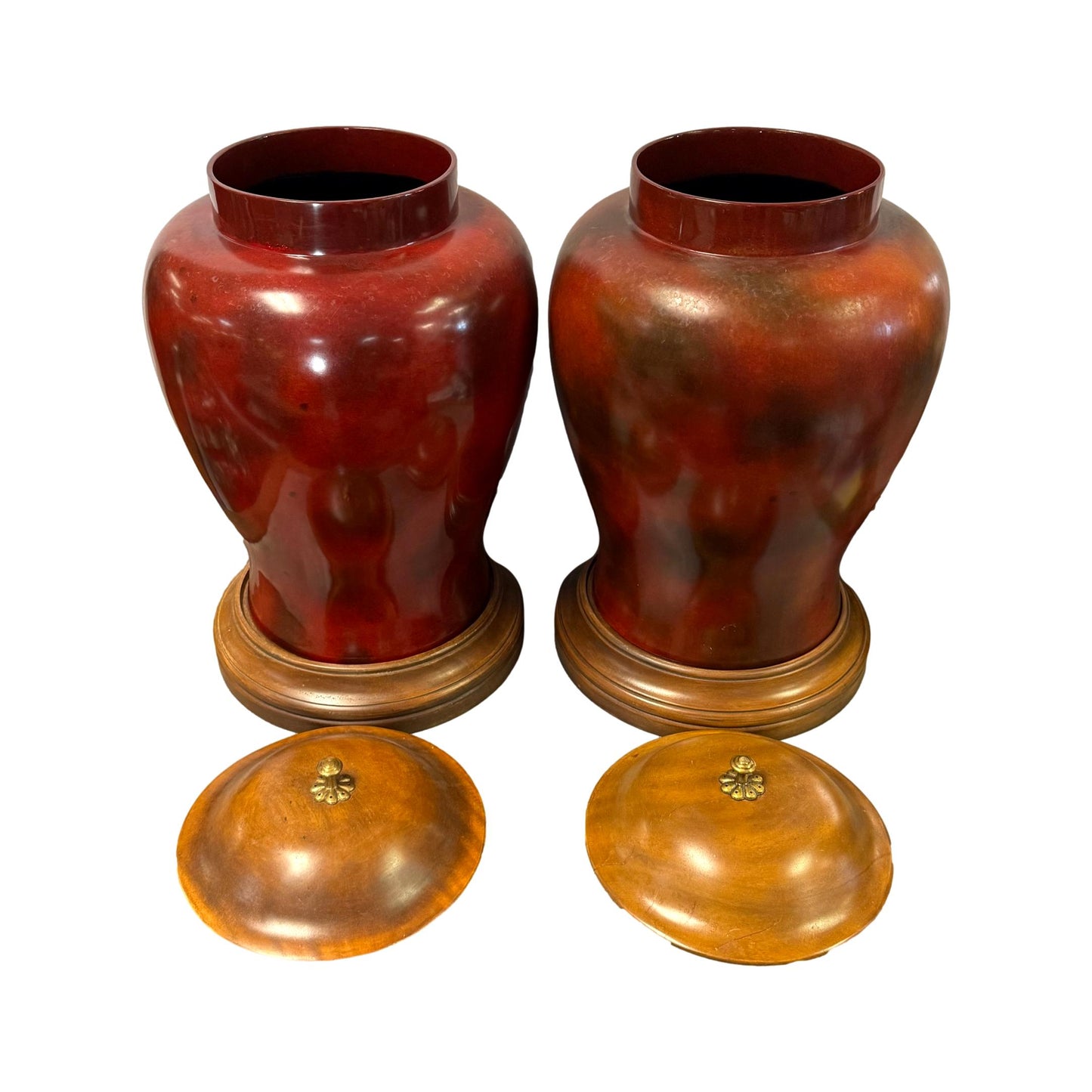 Pair of Theodore Alexander Ginger Jars