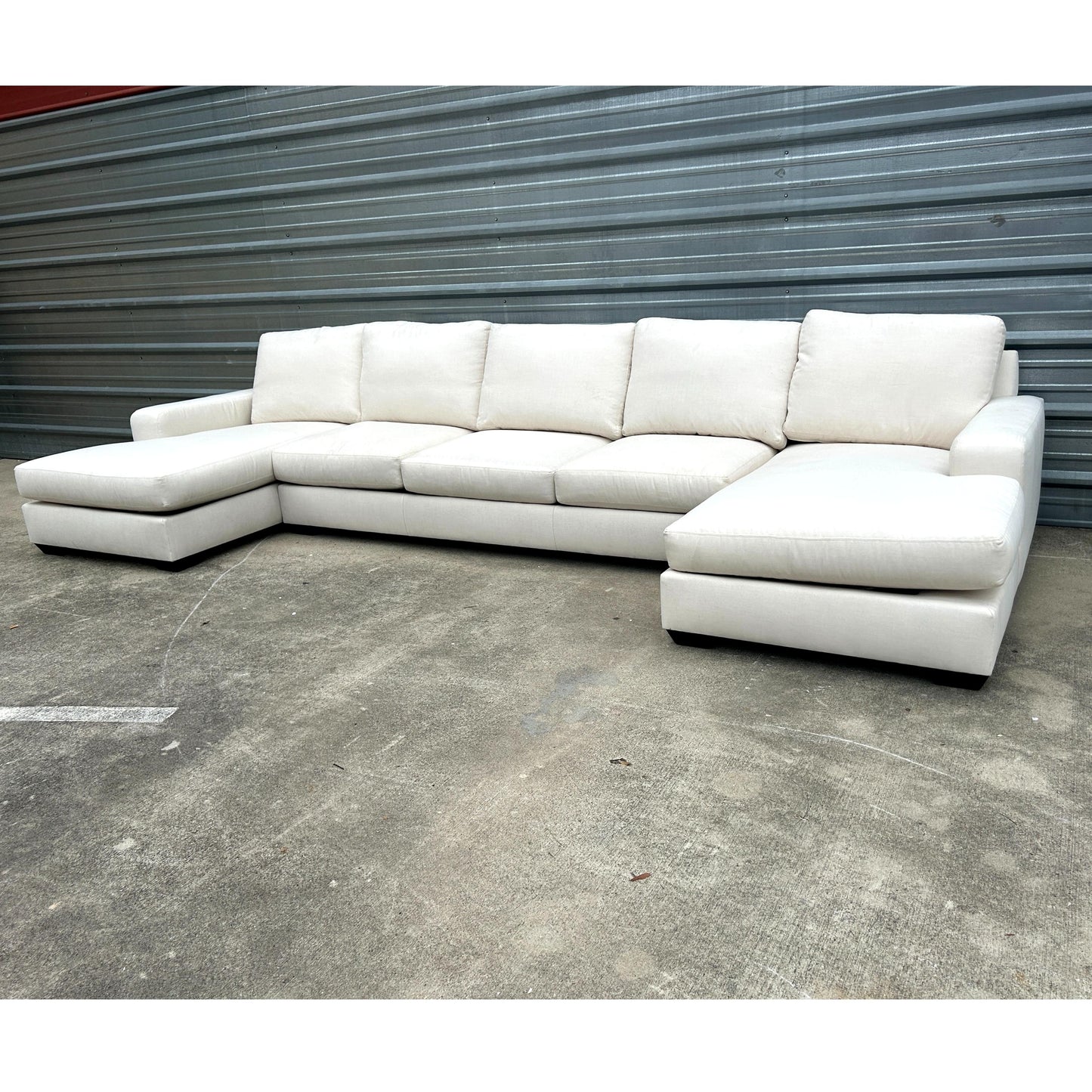 3 Piece White Sectional
