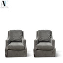 SHERRIL SWIVEL CHAIRS (PAIR)