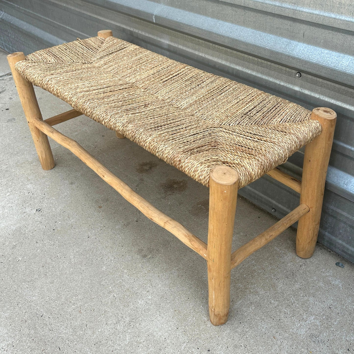 Wicker Bench