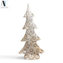 METAL HEART SNOWFLAKE TREE