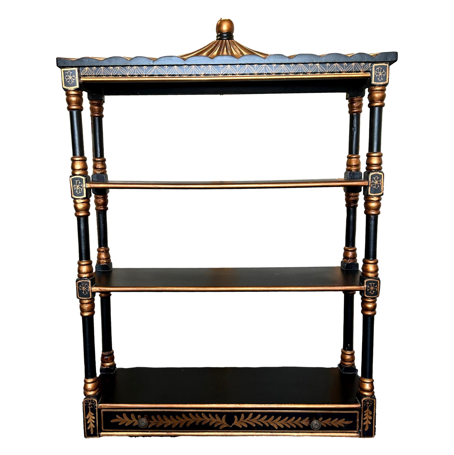 Chinese Chippendale Style Wall Shelf