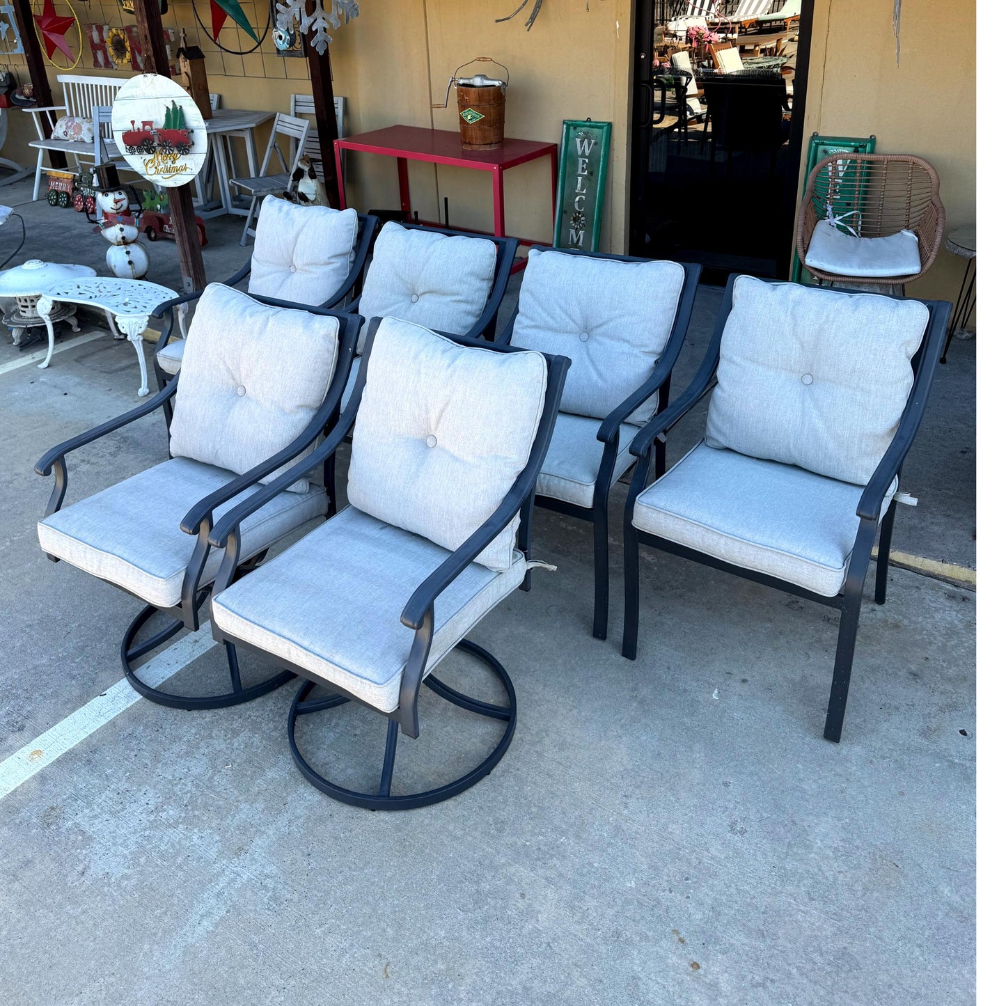 Set of 6  Patio Chairs