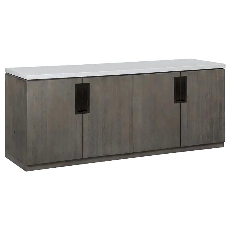 Pure Modern Credenza w/ Quartz