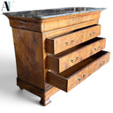 MARBLE TOP DRESSER