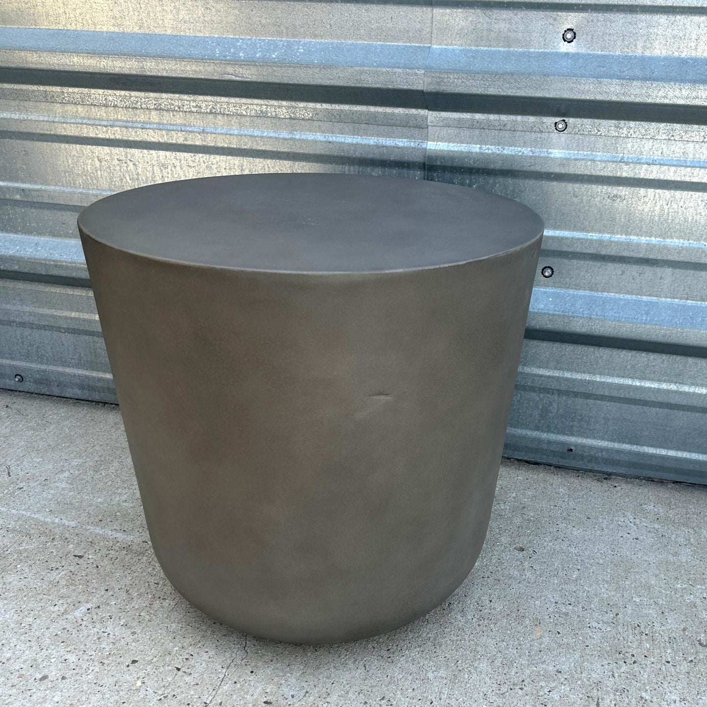 Cement Round Side Table