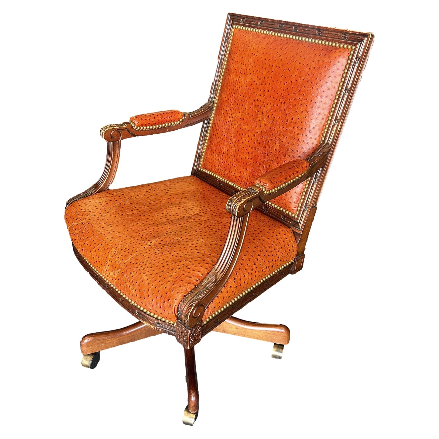 Embossed  Leather Office Chair