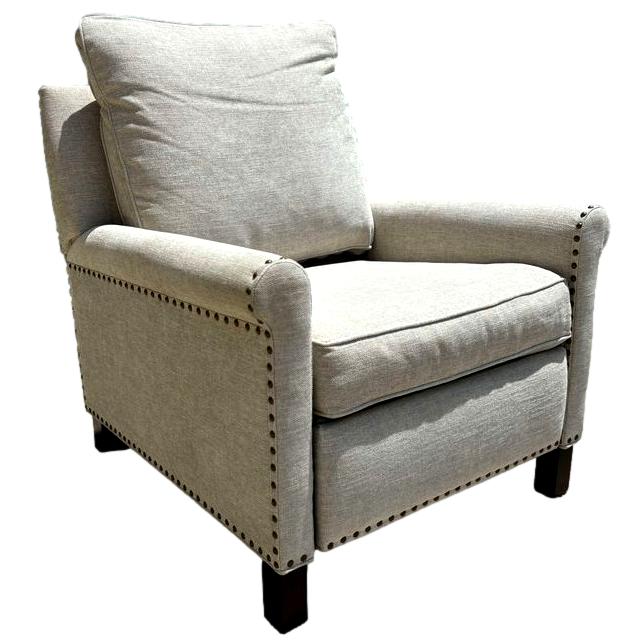 Upholstered Nail Head Recliner