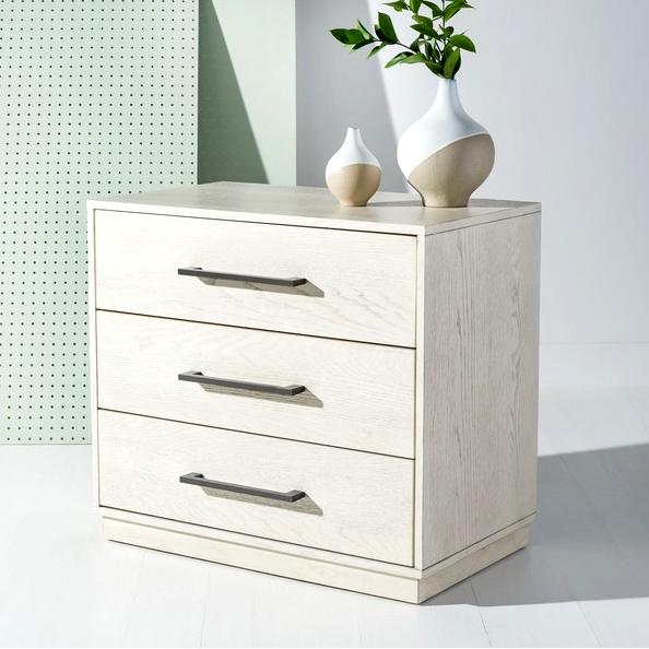 Mallory 3 Drawer Nightstand