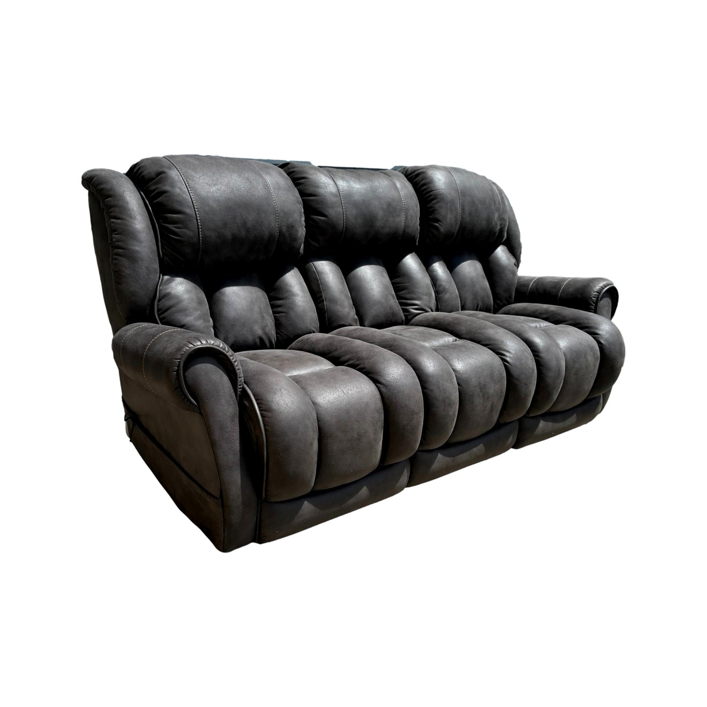 Gray Power Reclining Sofa