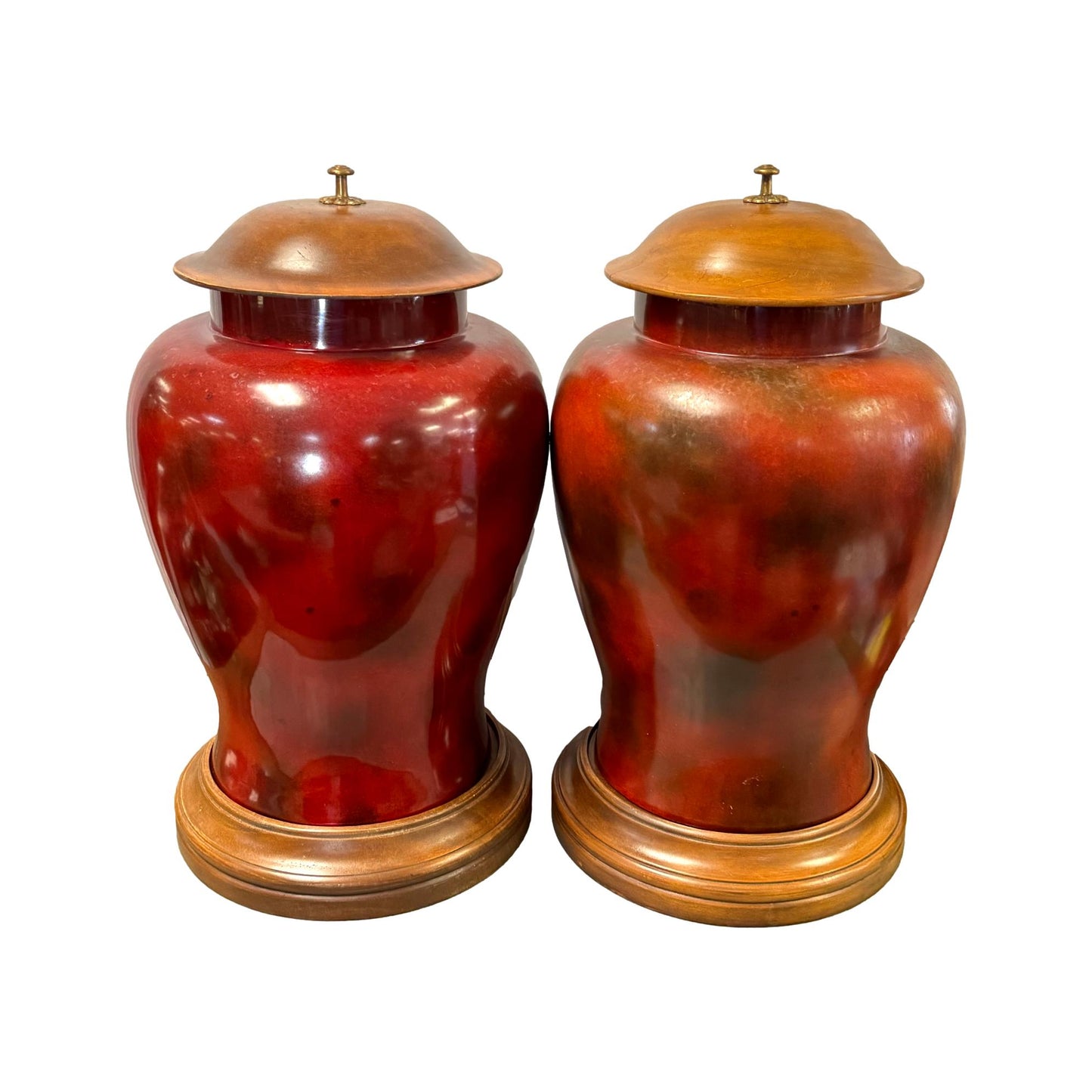 Pair of Theodore Alexander Ginger Jars