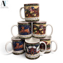 CHRISTMAS COFFEE MUGS (SET OF 7)