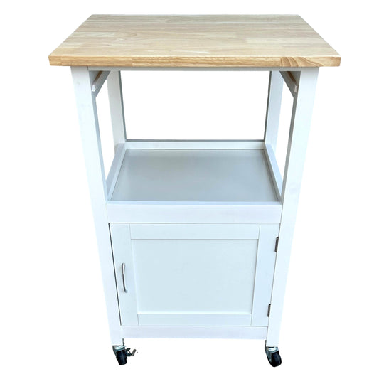 Anqi Solid Wood Top Kitchen Cart