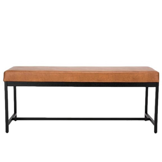 Chase Faux Leather Bench