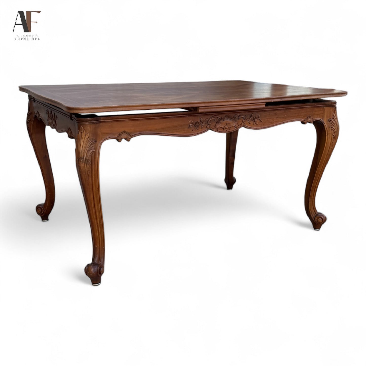 WAYDELICH CABINET MAKER TABLE WITH 6 CHAIRS