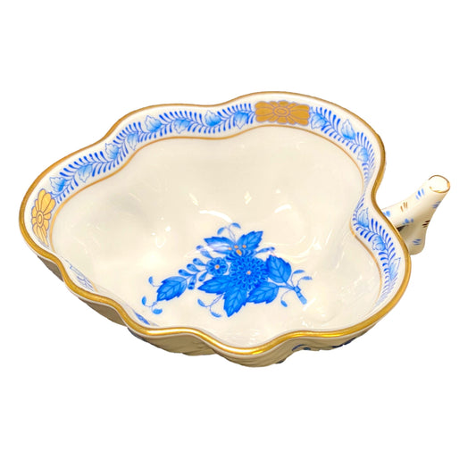 Herend Chinese Bouquet Leaf Dish Large