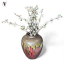GLAZED POTTERY VASE