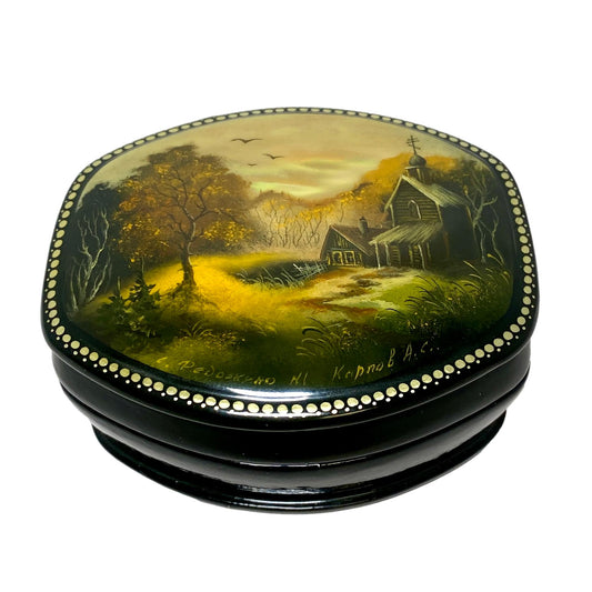 Lacquer Box w/ Mother of Pearl Lid