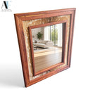 DEER HIDE FRAMED MIRROR