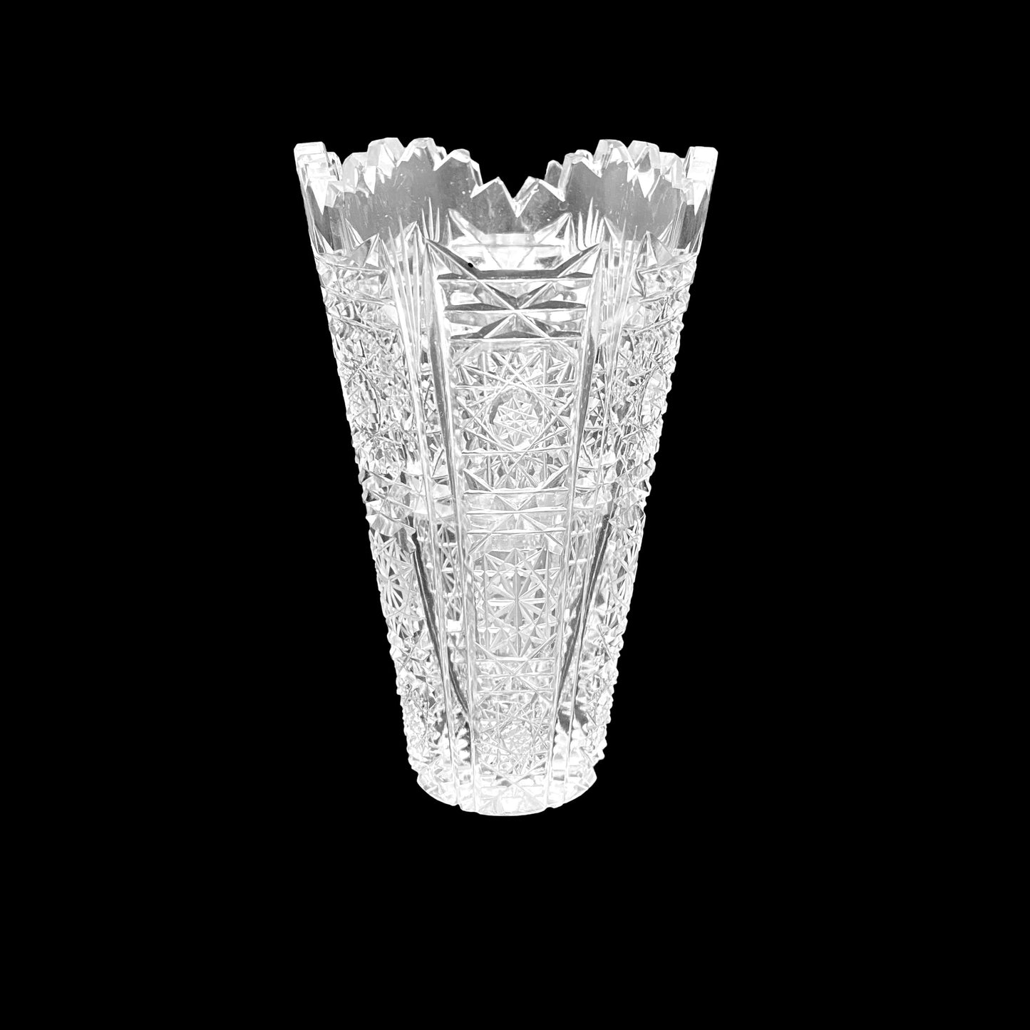 Cut Glass Vase