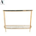 GLASS TOP SOFA TABLE