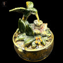 ENAMELED HUMMING BIRD TRINKET BOX
