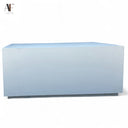 WHITE STONE COFFEE TABLE