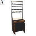 CRATE AND BARREL WINE CABINET