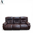 LEATHER RECLINING SOFA