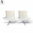 MONICA FORSTER FOR BERNHARDT VIKA SWIVEL CHAIRS (PAIR)