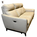 RECLINING LEATHER SOFA
