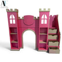 PRINCESS BUNK BED AND DESK