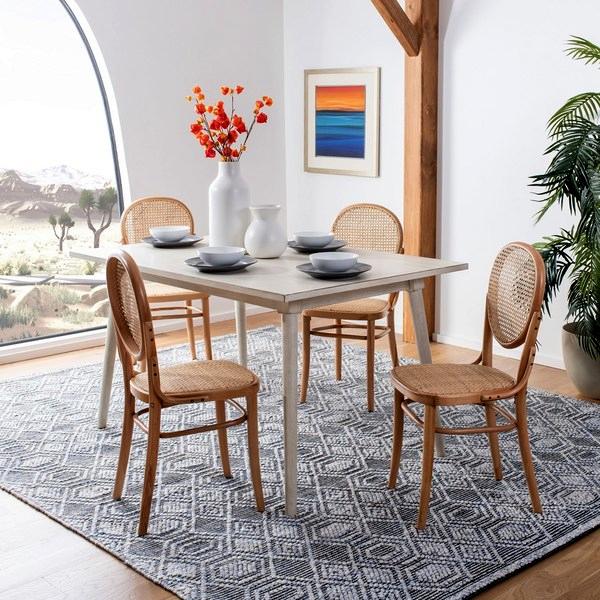 Set of 4 Sonia Cane Dining Chairs