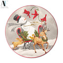 CERAMIC SNOWMAN WALL PLAQUE