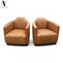 LEATHER CHAIRS (PAIR)