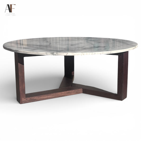 MARBLE TOP COFFEE TABLE