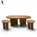 COFFEE TABLE W/2 END TABLES