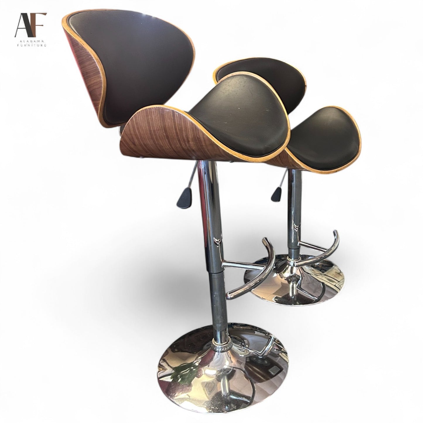 ADJUSTABLE BARSTOOLS (PAIR)