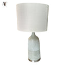 AGED BRONZE CERAMIC LAMP