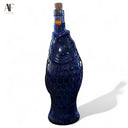 BLUE GLASS FISH BOTTLE