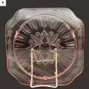 DEPRESSION GLASS CAKE PLATE