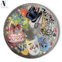 PEGGY KARR GLASS PLATE