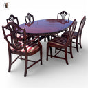 DUNCAN  PHYFE  DINING TABLE W/ 6 CHAIRS