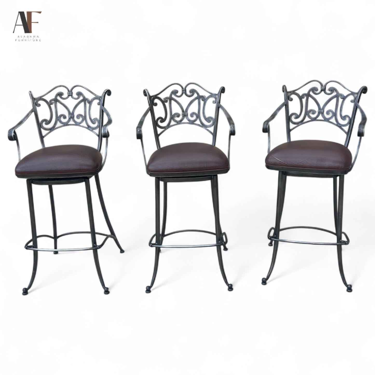 SWIVEL BARSTOOLS ( SET OF 3)